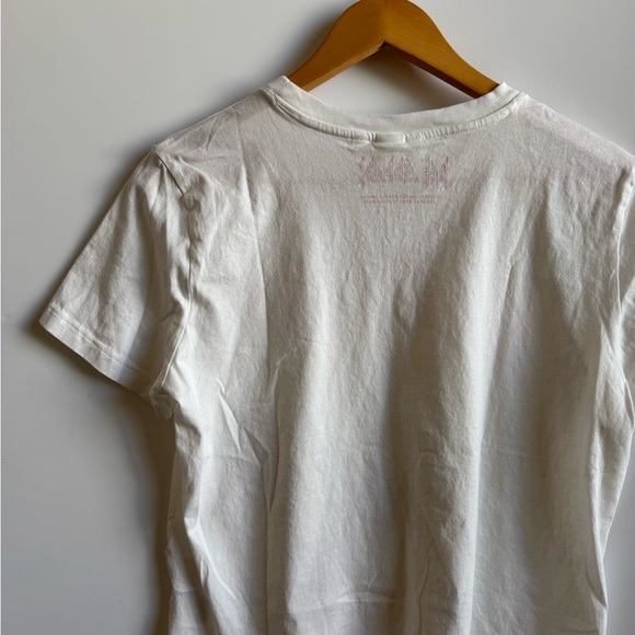 White Def Leopard Graphic T-Shirt - Picture 7 of 10